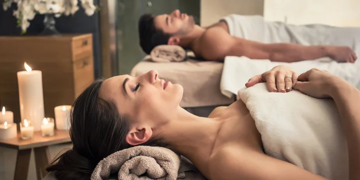 Intenzivní odpočinek a relaxace při masáži pro dva na 60 nebo 90 minut