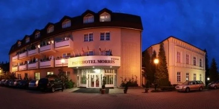 3990 Kč za 3denní relaxační  nebo romantický pobyt v luxusním Parkhotelu Morris****. Snídaně, večeře, wellness a České Švýcarsko.TŘI varianty pobytů.