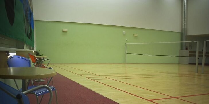 Hodina badmintonu pro dva hráče ve všední dny i o víkendu do 16:00