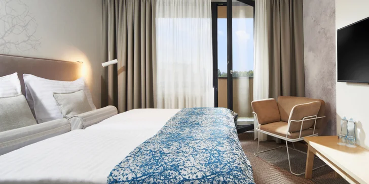 Pobyt na břehu Brněnské přehrady: pokoj Deluxe, snídaně, wellness i privátní vstup do vířivky