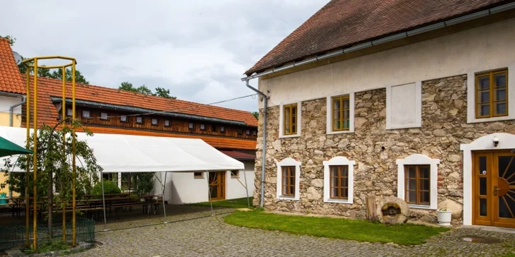 Stylová dovolená nedaleko Sedlčan: pohoda s polopenzí a výlety