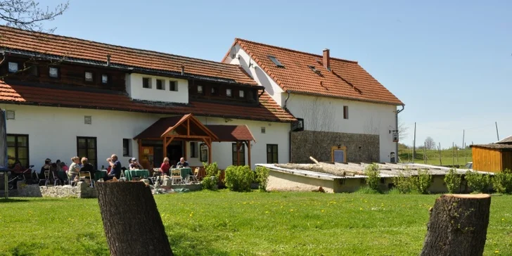 Stylová dovolená nedaleko Sedlčan: pohoda s polopenzí a výlety