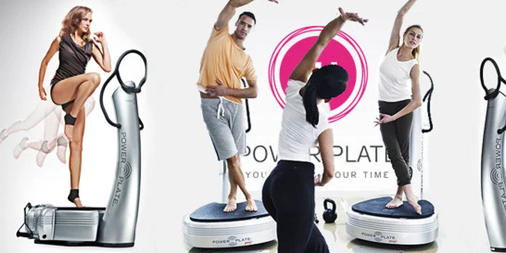 2 lekce účinného cvičení Power Plate s trenérem