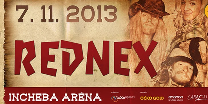 1 + 1 vstupenka na legendární skupinu Rednex