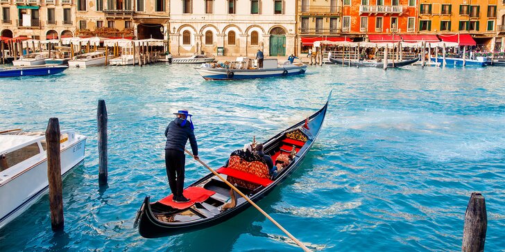 Letecký zájezd do Benátek: 3 noci v hotelu, prohlídka památek s průvodcem i plavba k okolním ostrovům