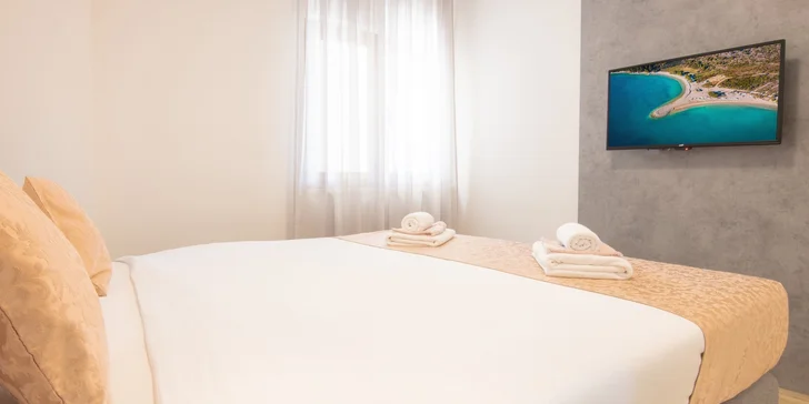 Nezapomenutelná Baška Voda: apartmány až pro 6 osob během celé sezóny