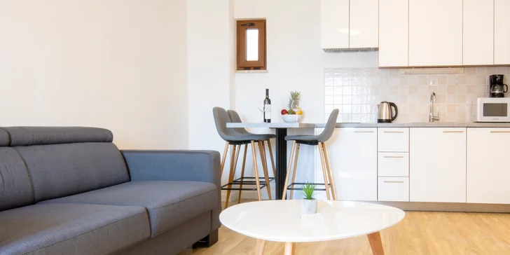 Nezapomenutelná Baška Voda: apartmány až pro 6 osob během celé sezóny