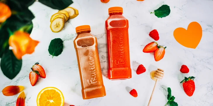 2× 0,5litrový drink Fruitisimo plný lásky a vitamínů: SRDCOVKA & AMOREK