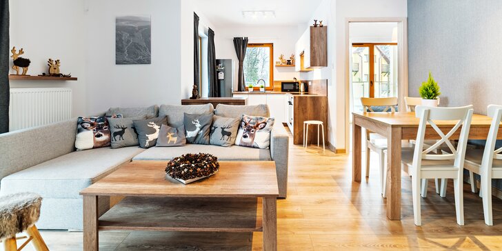 Pobyt v Karpaczi až pro 4 osoby: moderní apartmány s kuchyňkou