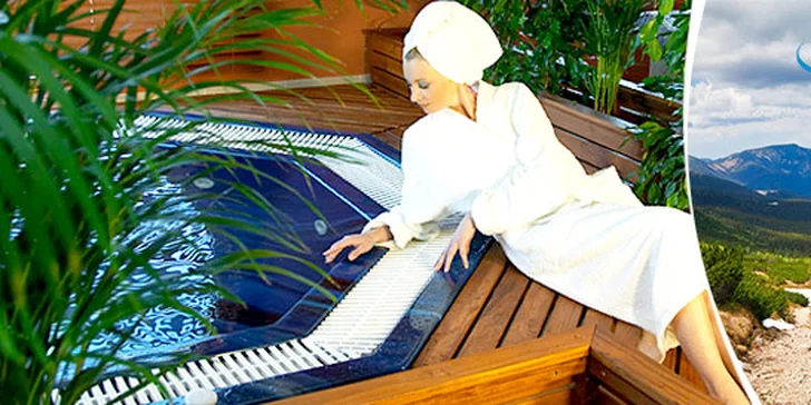 3 nebo 4denní wellness pobyt v Bešeňové pro dva