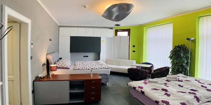 Apartmán až pro 8 osob v rodinném penzionu kousek od centra Českého Krumlova