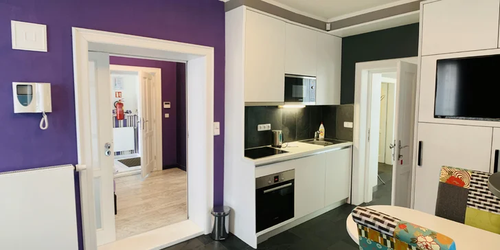 Apartmán až pro 8 osob v rodinném penzionu kousek od centra Českého Krumlova