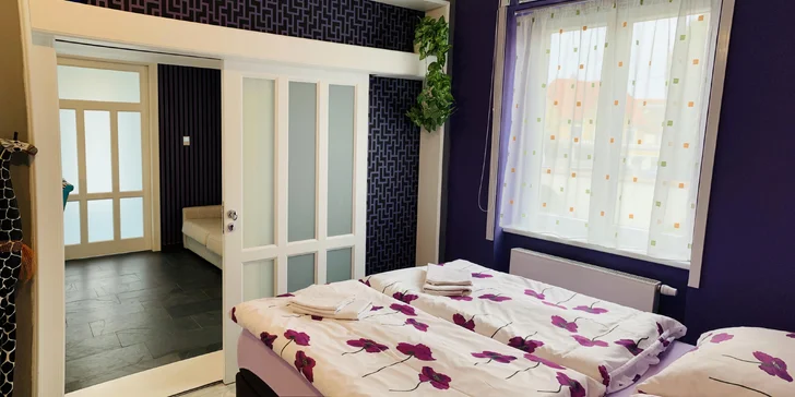 Apartmán až pro 8 osob v rodinném penzionu kousek od centra Českého Krumlova