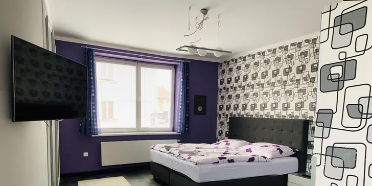 Apartmán až pro 8 osob v rodinném penzionu kousek od centra Českého Krumlova