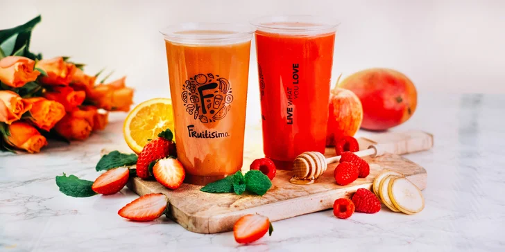 2× 0,5litrový drink Fruitisimo plný lásky a vitamínů: SRDCOVKA & AMOREK