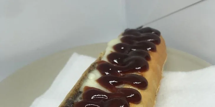 Hot dog pro 1 nebo 2 osoby: 300g puclík s masem či vege podle výběru