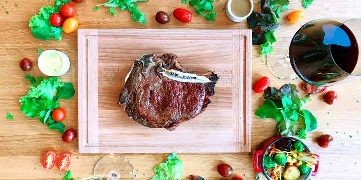 Otevřené vouchery až na 2000 Kč do River Garden Grill: steaky, sezónní pochoutky i speciality s lanýži