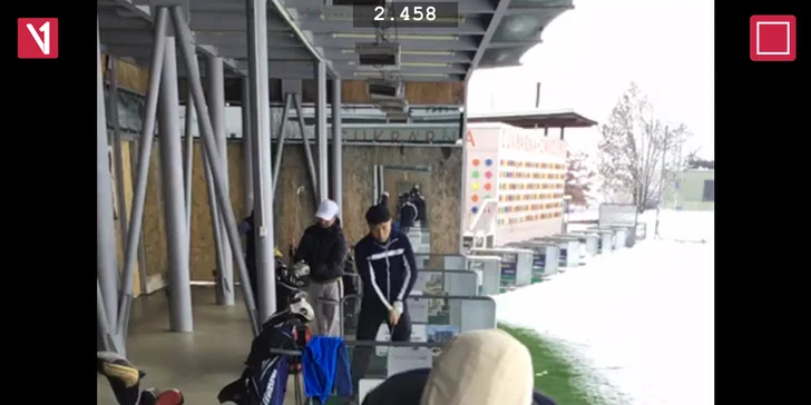 Golfový trénink na BodiTraku pro správné rozložení váhy při odpalu