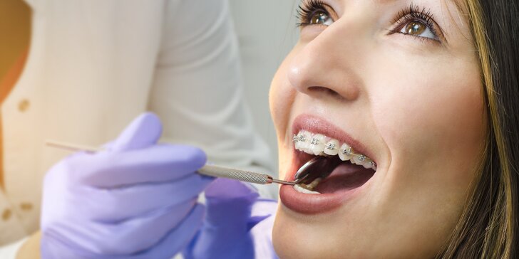 Usmějte se: komplexní dentální hygiena pro zuby s rovnátky i balíček 3 ošetření