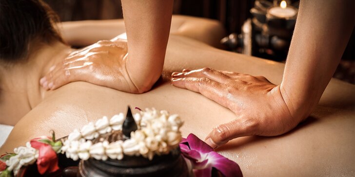 60minutová masáž dle výběru: Lomi Lomi, thajská olejová, zdravotní či klasická aj.