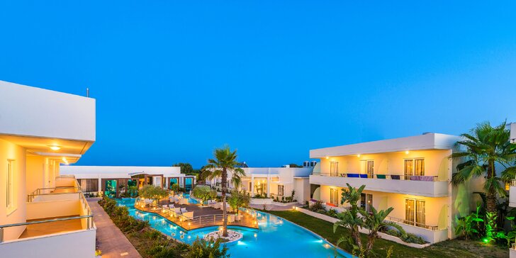 Luxusní 5* dovolená na Rhodosu vč. letenky: elegantní hotel u pláže, s bazénem a polopenzí