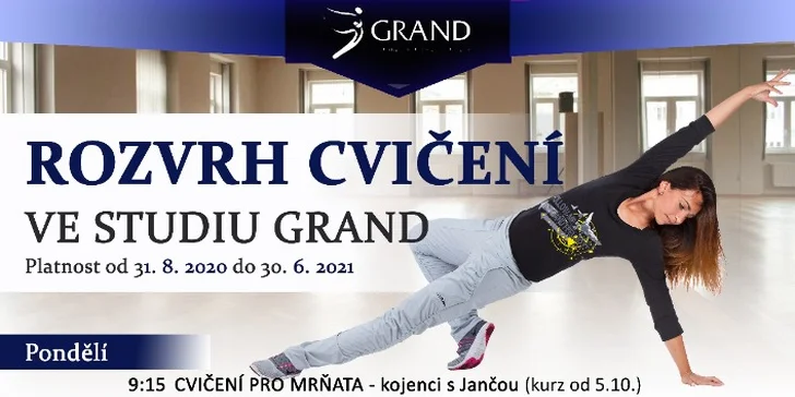 Zpět do formy: 1 vstup nebo permanentka na 10 lekcí kondičních či pomalých forem cvičení