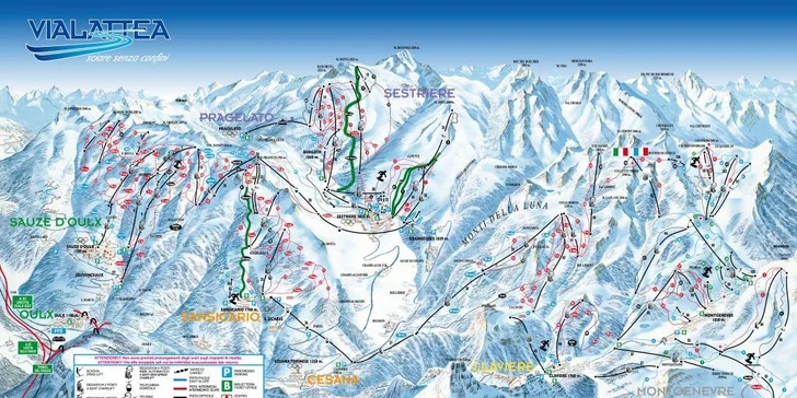 Lyžovačka pro DVA v Sestriere. Wellness, polopenze