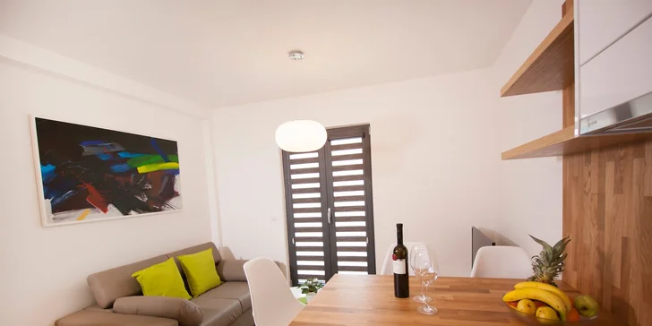 Až 15 dní na Makarské riviéře: vybavené apartmány u moře až pro 6 osob