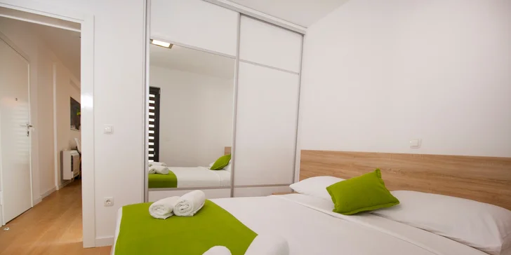 Až 15 dní na Makarské riviéře: vybavené apartmány u moře až pro 6 osob