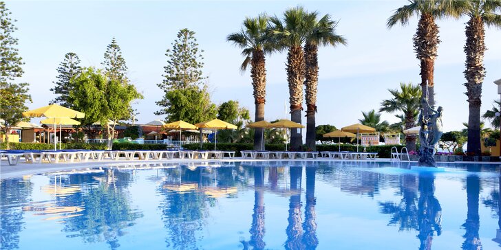 All inclusive dovolená na Rhodosu: letenka, 4* hotel s bazény a skluzavkami, pláž