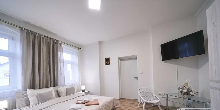 Pohoda v Karlových Varech až v 7 osobách: moderní apartmány s kuchyňkou
