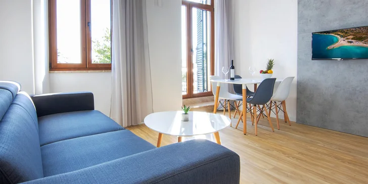 Nezapomenutelná Baška Voda: apartmány až pro 6 osob během celé sezóny