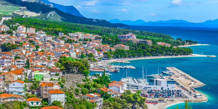 Nezapomenutelná Baška Voda: apartmány až pro 6 osob během celé sezóny