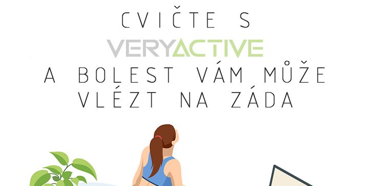 Individuální online lekce cvičení VeryActive se zaměřením na zdravá záda