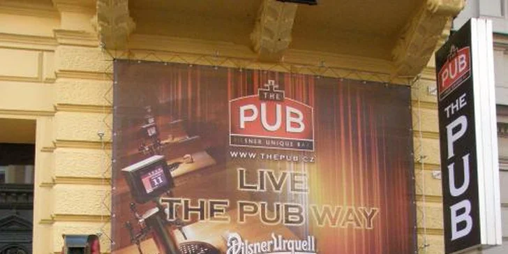 Dva obrovské hovězí PUB burgery s hranolkami