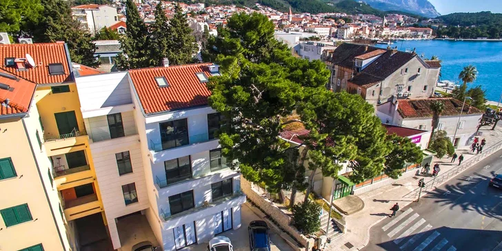 Až 15 dní na Makarské riviéře: vybavené apartmány u moře až pro 6 osob