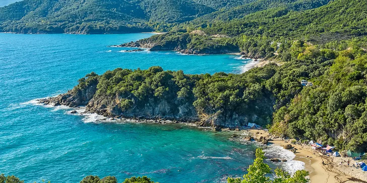 Dovolená ve studiovém domě na poloostrově Chalkidiki, letecká doprava