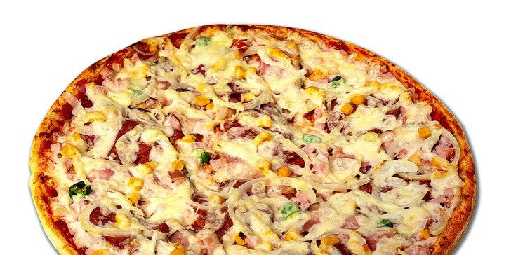 Pizza či dvě na odnos s sebou z centra Uherského Hradiště: ⌀ 32 cm, 20 různých druhů