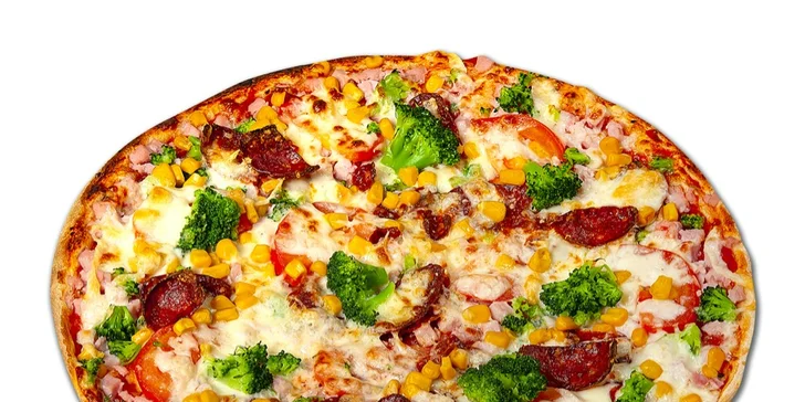 Pizza či dvě na odnos s sebou z centra Uherského Hradiště: ⌀ 32 cm, 20 různých druhů
