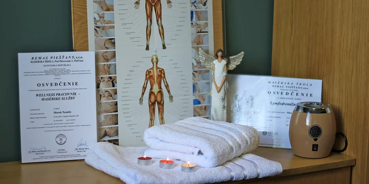 Masáž na míru včetně vstupní konzultace: remas, lymfatická, relaxační, reflexní i baňkování