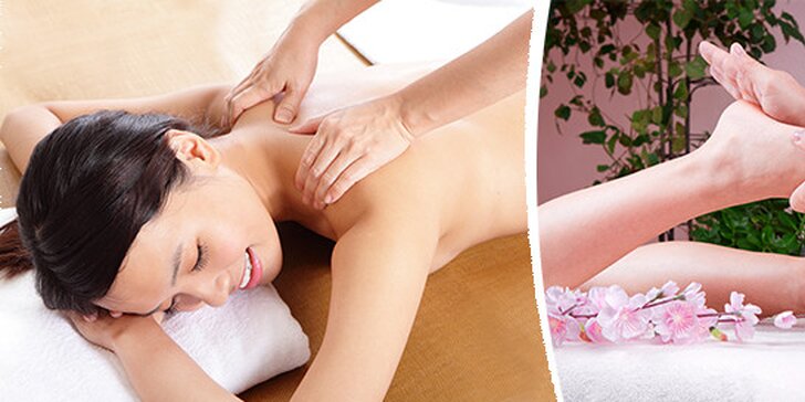Relaxační masáž zadní části těla