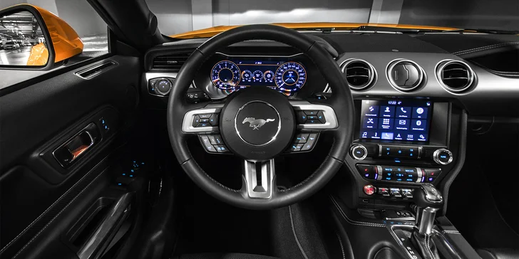 20–60 min. řízení nejnovějšího Mustangu GT 5.0 Cabrio s výkonem 480 koní