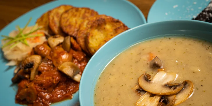 Zdravé a chutné: menu pro 1 nebo 2 osoby ve veganské, bezlepkové a raw restauraci v centru Brna