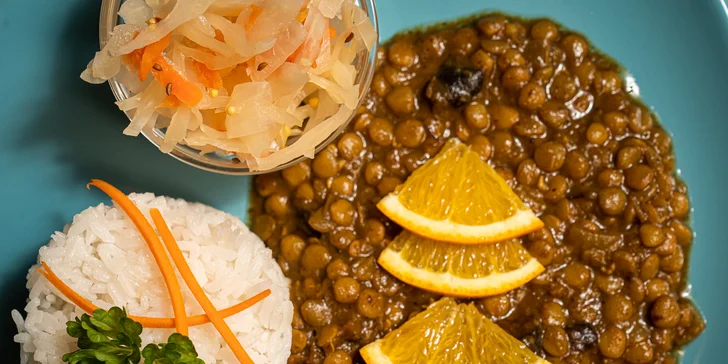 Zdravé a chutné: menu pro 1 nebo 2 osoby ve veganské, bezlepkové a raw restauraci v centru Brna