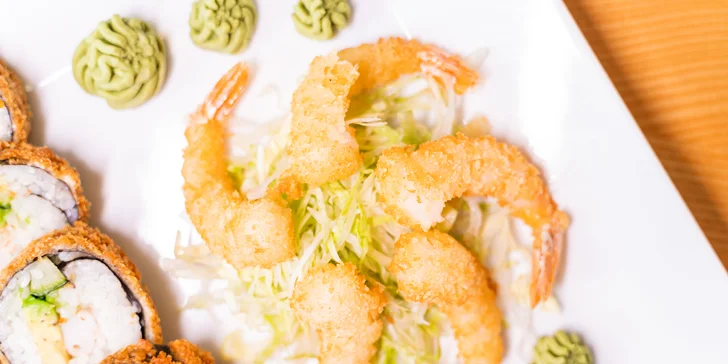 Tempura set o 41 pochoutkách přímo na Stodolní: tradiční japonský pokrm smažený v těstíčku
