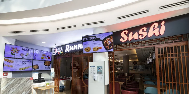 Sety 14–68 kousků sushi s rybami i zeleninou a k nim minizávitky