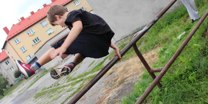 Aktivní zábava: 5denní příměstský parkourový tábor pro děti od 6 do 10 let