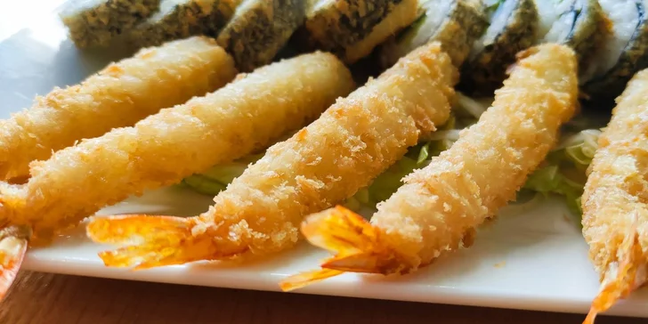 Tempura set o 41 pochoutkách přímo na Stodolní: tradiční japonský pokrm smažený v těstíčku