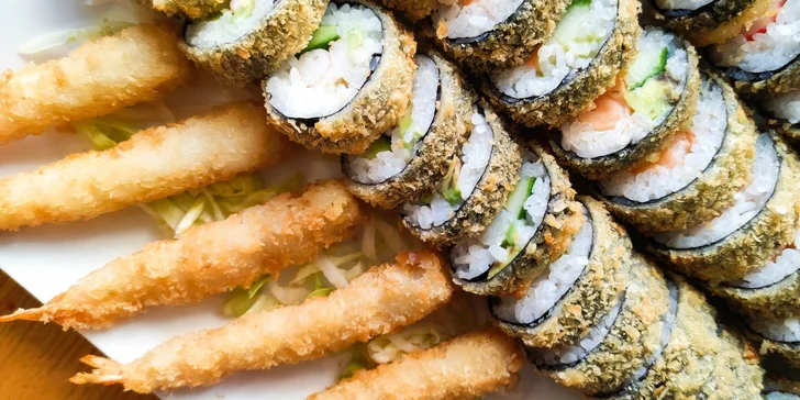 Tempura set o 41 pochoutkách přímo na Stodolní: tradiční japonský pokrm smažený v těstíčku