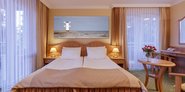 Dovolená u Baltu: hotel 200 m od pláže a polopenze, termíny po celý rok 2021